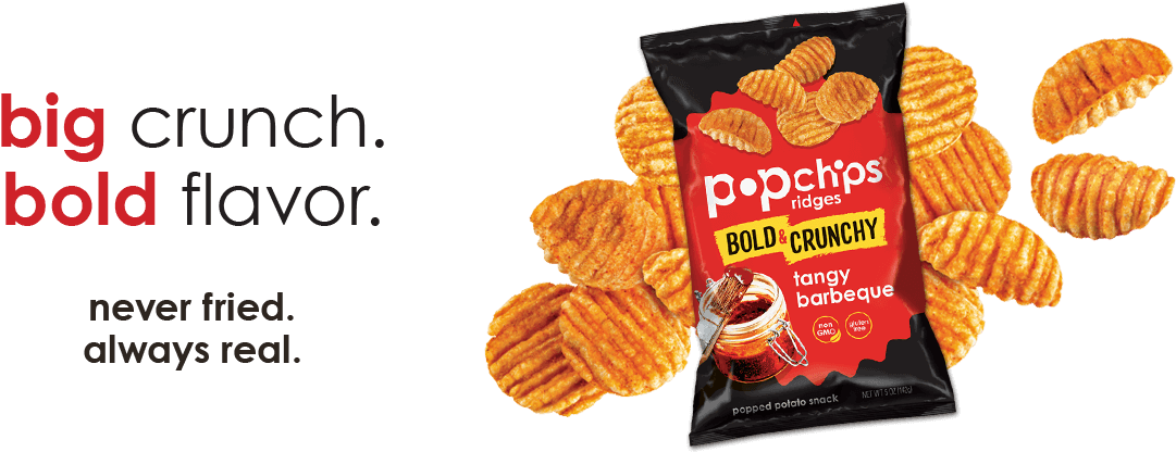 Ridges Category Hero - Popchips (1320x443), Png Download