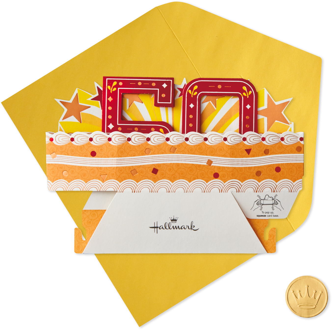 Here's To You Mini Pop Up 50th Birthday - Illustration (1470x1470), Png Download