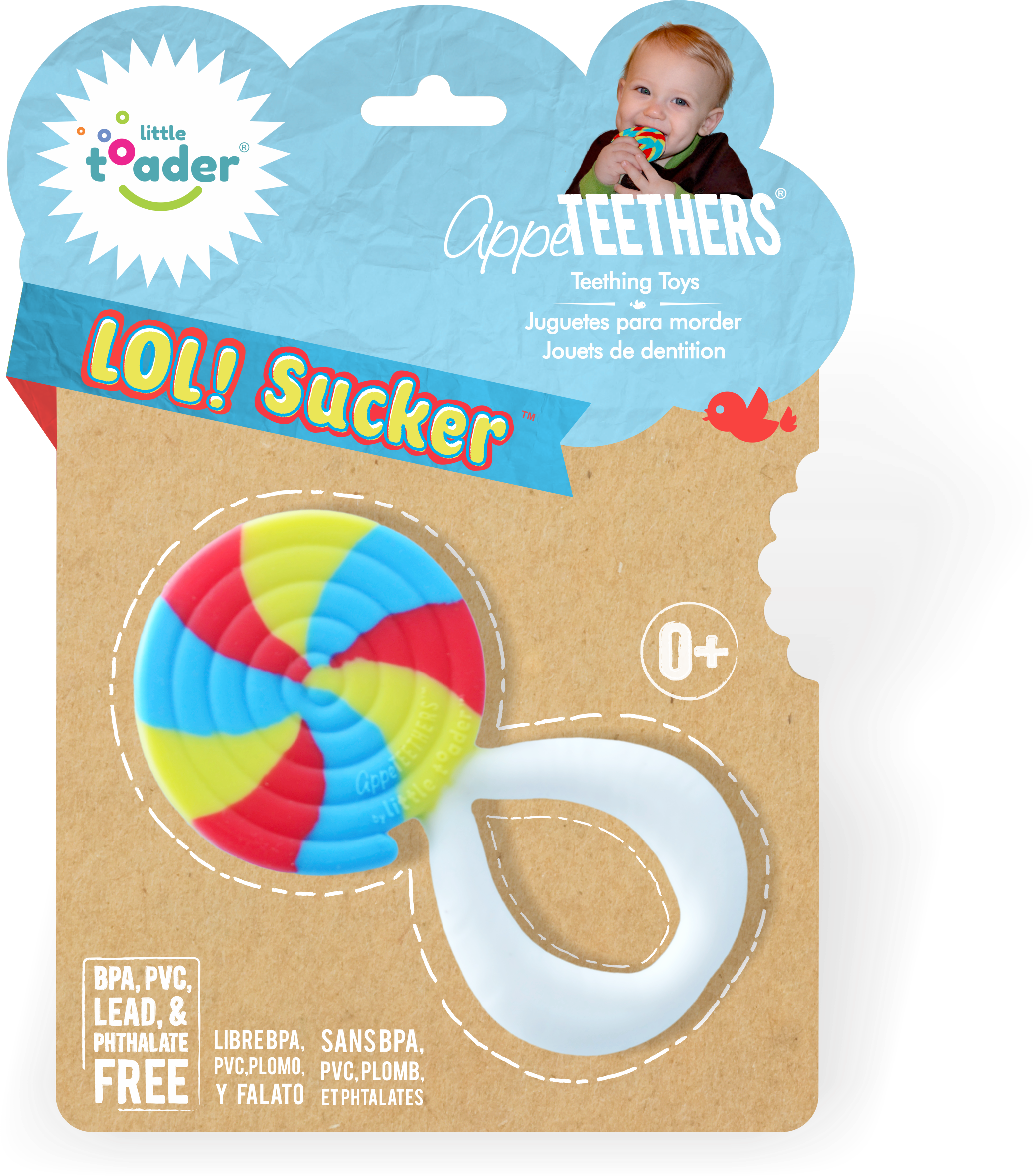 Sucker - Teether Toys Package (2417x2968), Png Download