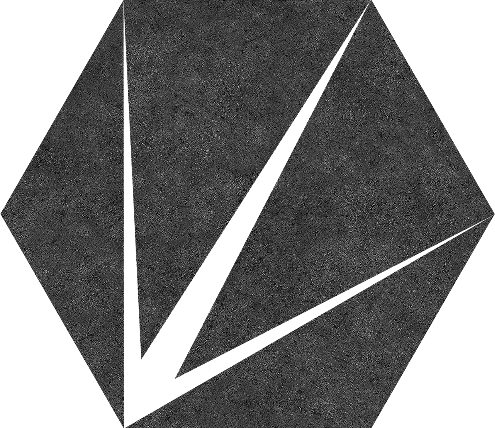 Geometric White Hexagon Tile Deco Trident Blanco By (1728x1496), Png Download