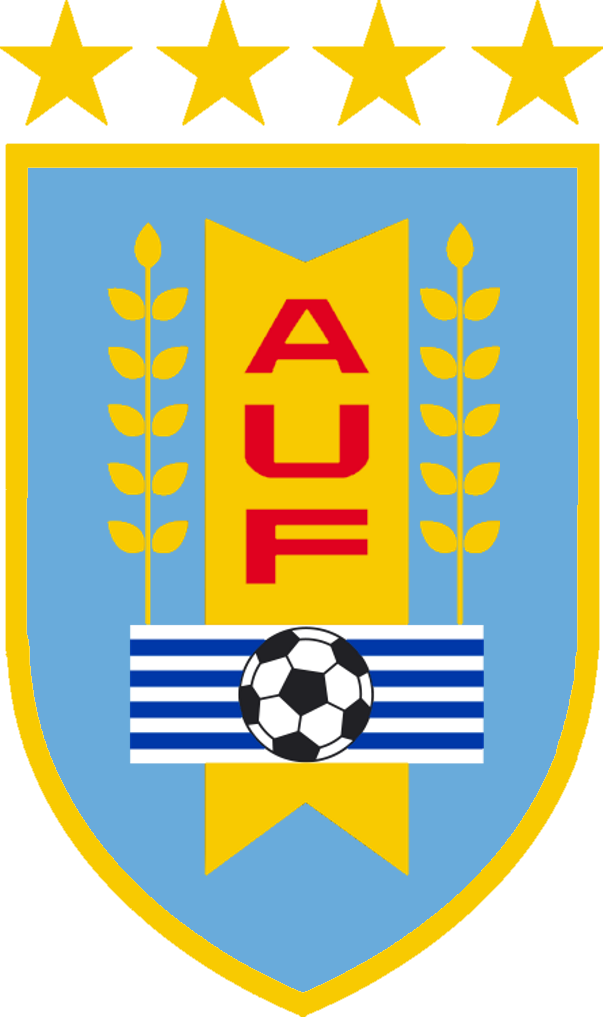 Escudo Asociación Uruguaya De Fútbol V2 - Uruguay National Football Team Logo (603x1017), Png Download