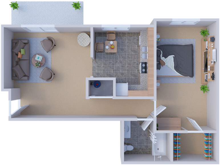 Stone Bridge - Floorplan - Forester - Floor Plan (800x600), Png Download
