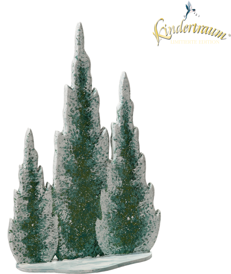 Winter Cypress Trees, 1 Piece - Christmas Tree (1000x1000), Png Download