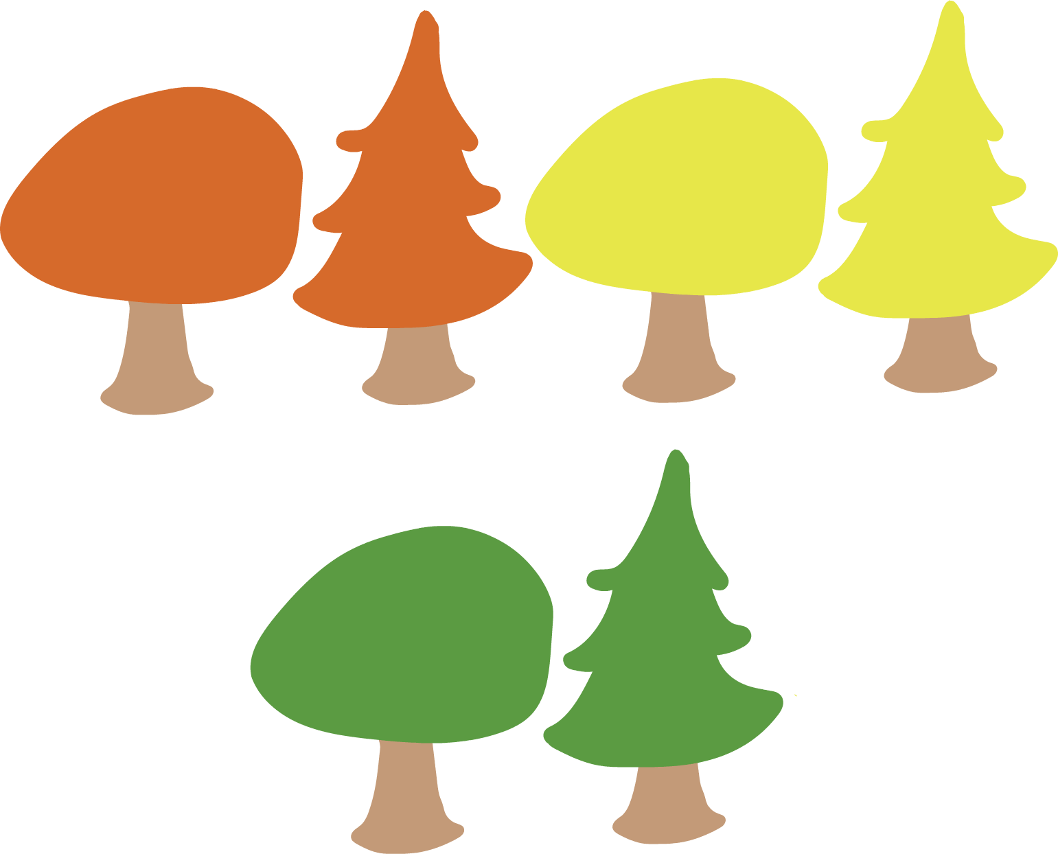 Cypress Trees - Illustration (1541x1244), Png Download