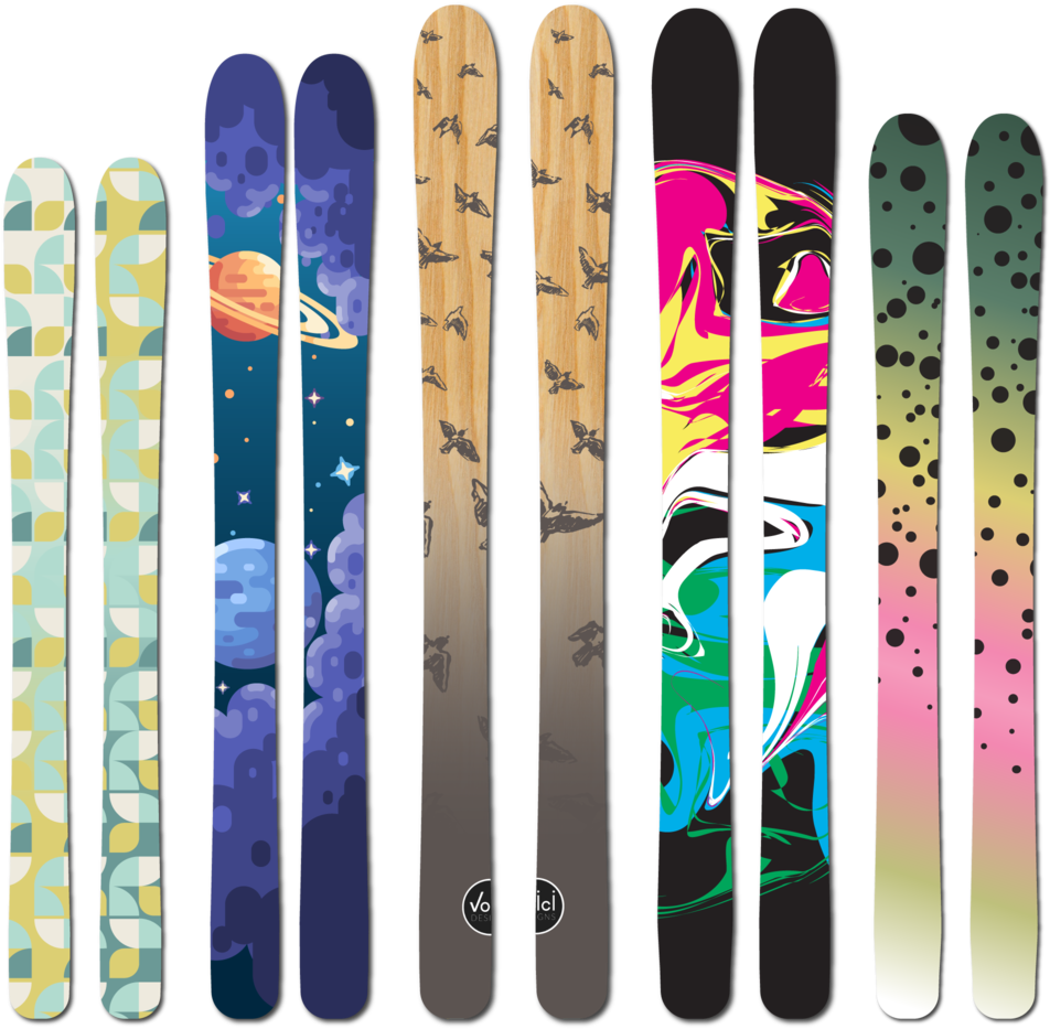 Ski Designs (1000x1000), Png Download