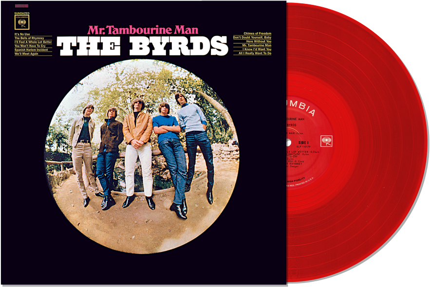 Tambourine Man Mono - Byrds Mr Tambourine Man (900x900), Png Download