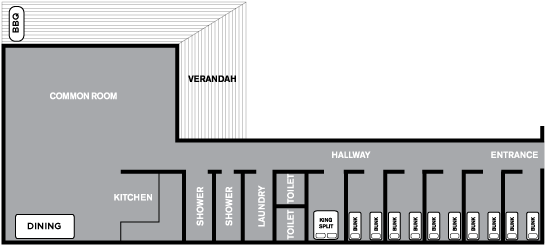 Jindabyne's Margin Lodge - Diagram (595x842), Png Download