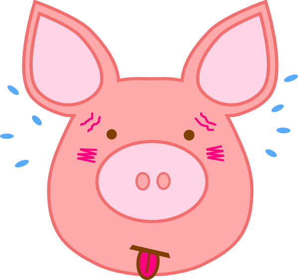Small - Pig's Ear Cartoon (600x564), Png Download