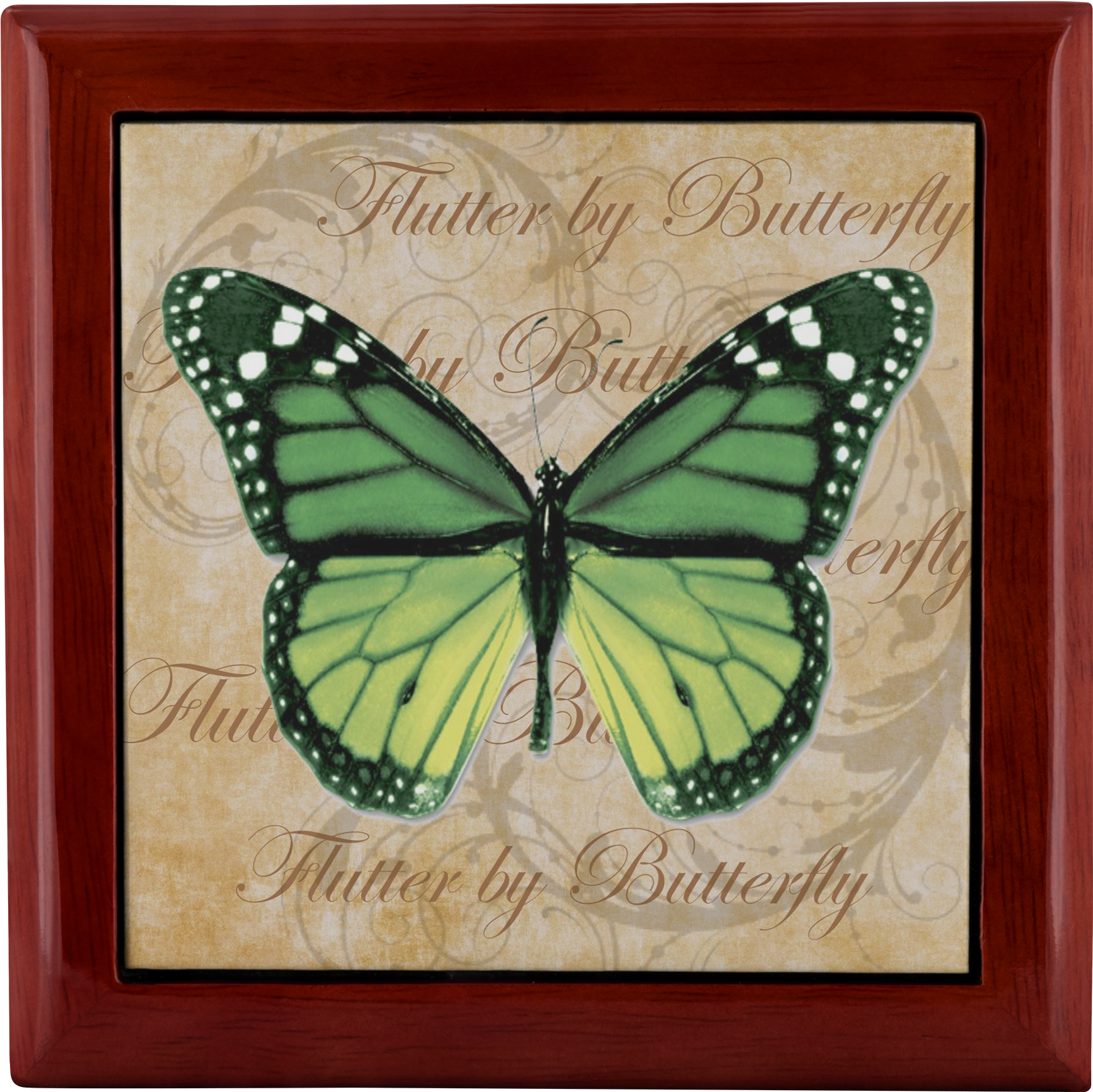 Load Image Into Gallery Viewer, Butterfly,butterflies - Green Butterfly (2000x2000), Png Download