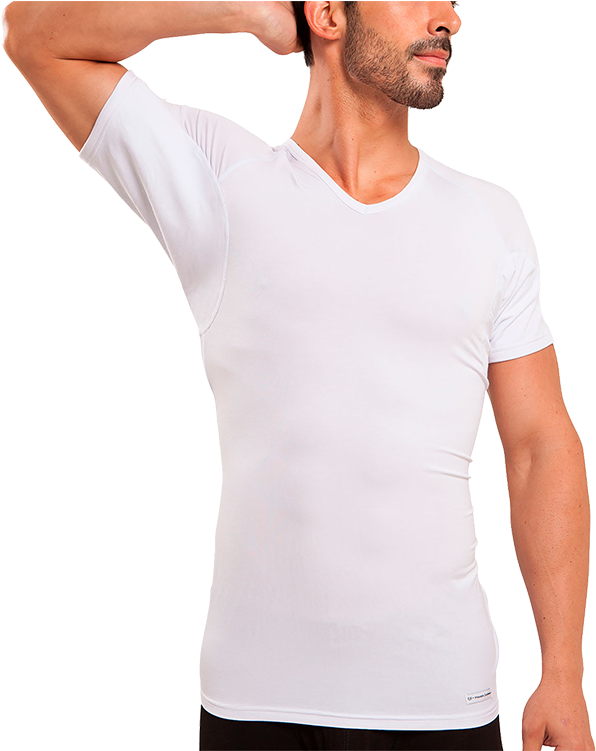 V-neck Micro Modal Sweat Proof Undershirt - Under Shirt (750x750), Png Download