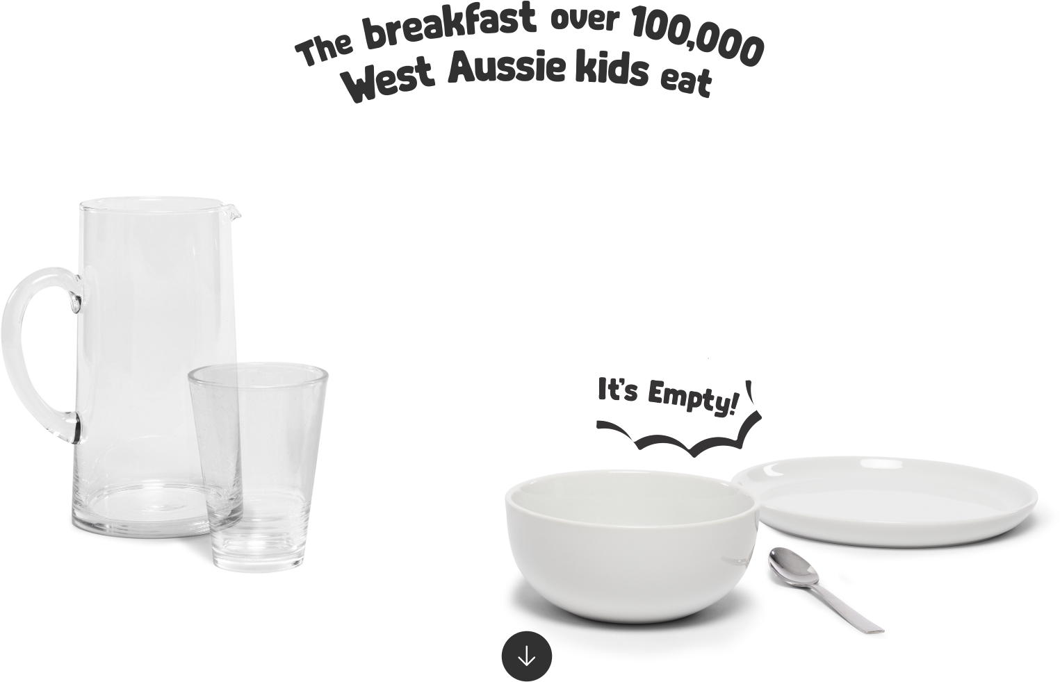 Table Top With Empty Bowls - Coffee Cup (1920x1056), Png Download