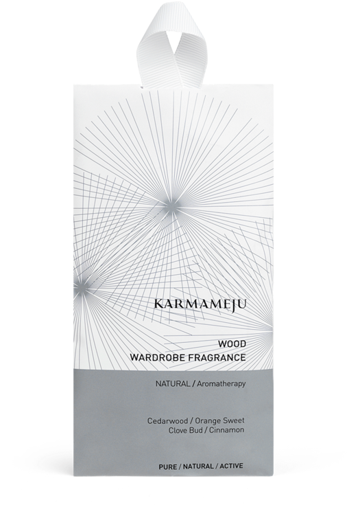 Karmameju Wardrobe Fragrance, Wood, 1 Piece - Construction Paper (800x825), Png Download