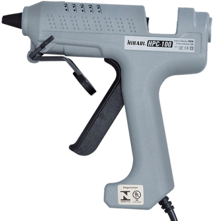 Pistola De Cola Quente Hikari - Adhesive (600x600), Png Download