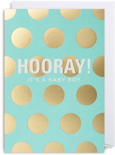It's A Boy Card By Kelly Hyatt Lagom Design - Circle (560x600), Png Download