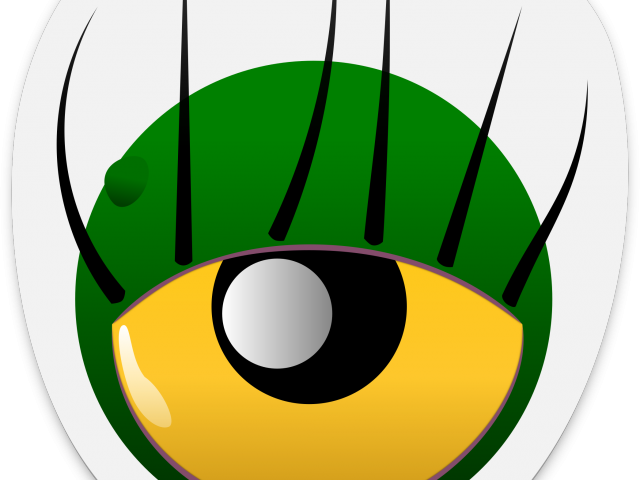 Cookie Monster Clipart Clip Art - Monster Eyes Cartoon Png (640x480), Png Download