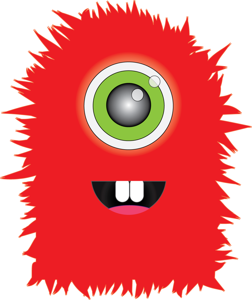 Monster Clipart Red - Monster Clipart Png Red (1029x1226), Png Download