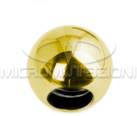 18k Gold Attachment Ball Balls & Attachments - Circle (750x750), Png Download