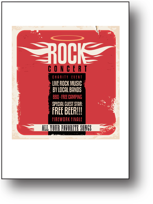 Rock4 - Poster (500x673), Png Download