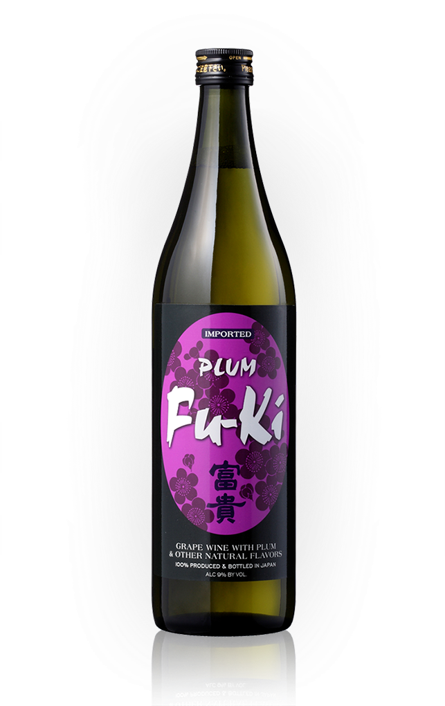 Bottles 0005 Fu Ki Plum - Glass Bottle (642x1064), Png Download