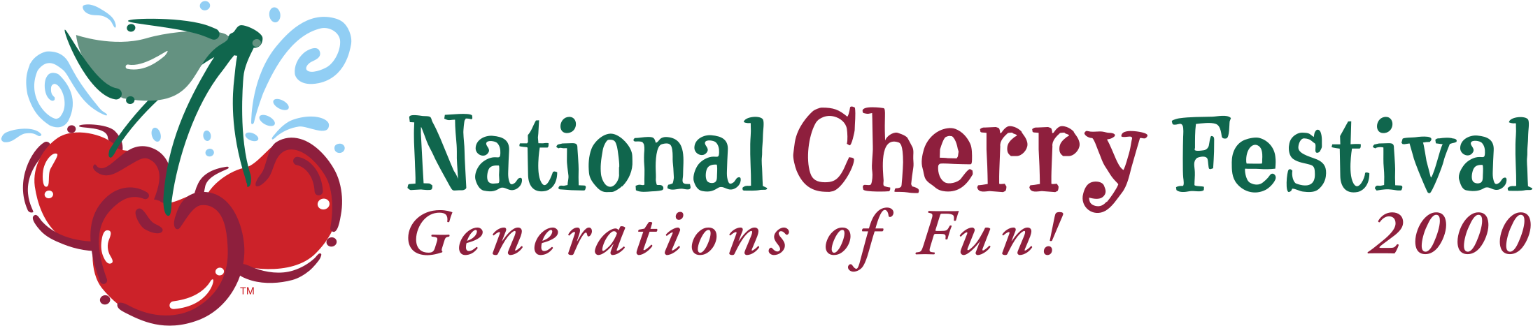 National Cherry Festival Logo Png Transparent - National Cherry Festival (2400x2400), Png Download