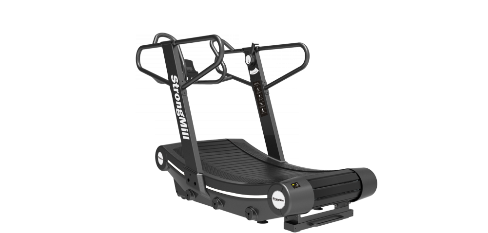 Strongmill - Běžecká Plocha - Curve Treadmill Price In India (1000x520), Png Download