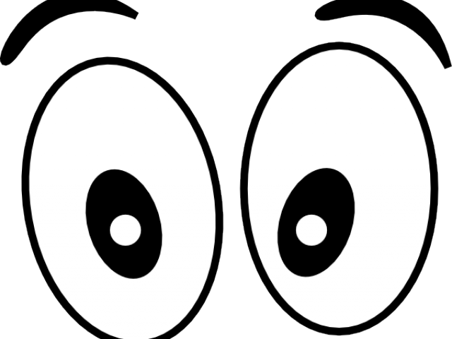 Eyes Cartoon - Make A Poster On Follow Traffic Rules (640x480), Png Download