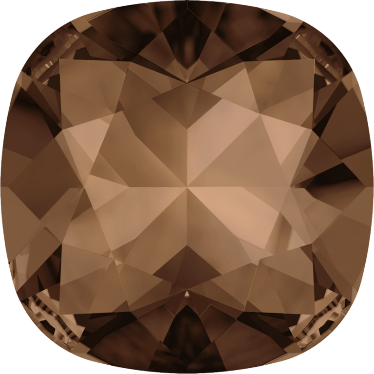 4470 Mm 12 Smoked Topaz F - Swarovski Cushion Square Fancy Stone (768x768), Png Download