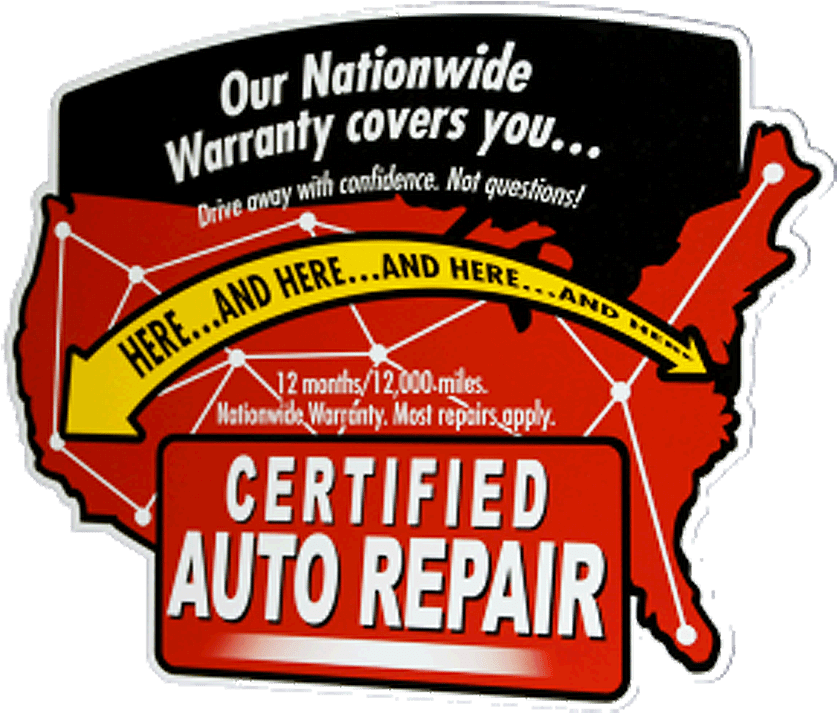 We Are A Certified Auto Repair Shop - Automobile Repair Shop (870x719), Png Download