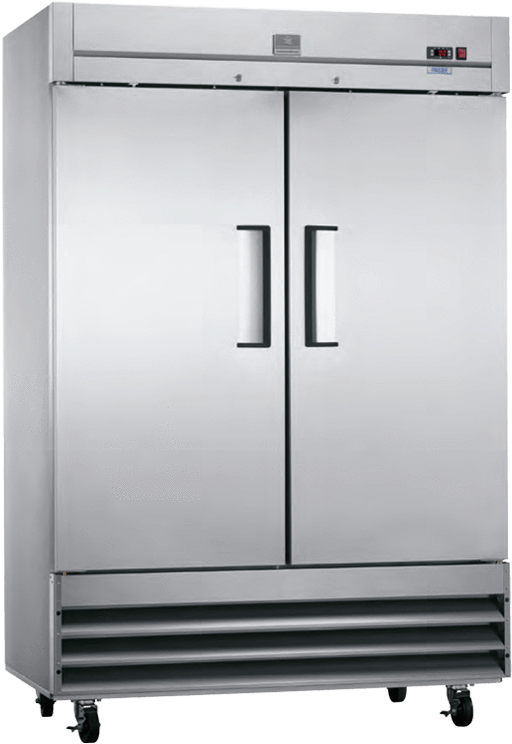 54" Double Door Freezer - Kelvinator Freezer (541x765), Png Download