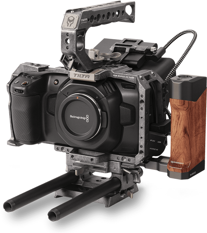 Camera Cage For Bmpcc 4k - Film Camera (900x1008), Png Download