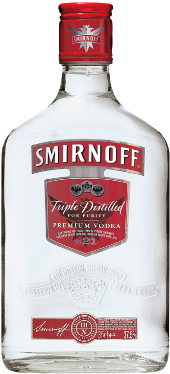 Smirnoff Red Label Vodka 35cl - Smirnoff Vodka Red 350ml (800x800), Png Download