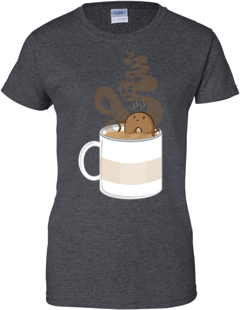 Dunkin Donut Cartoon T Shirt & Hoodie - T-shirt (1024x1024), Png Download