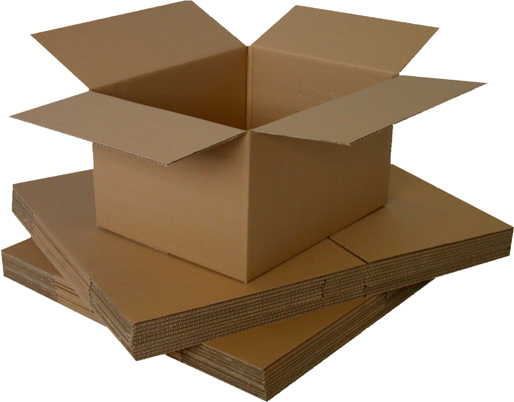 Large Shipping Boxesups Luggage Boxes Wolf Ying Yang - Corrugated Boxes (1060x800), Png Download