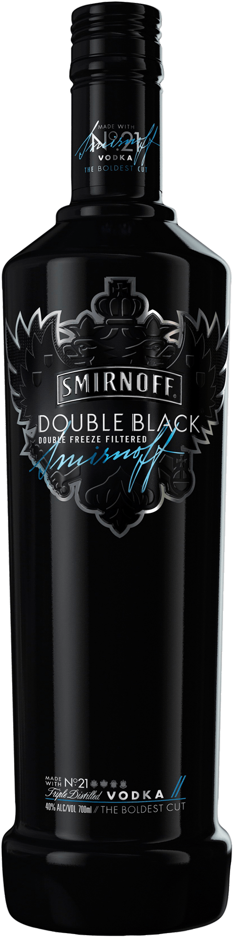 Smirnoff Double Black Vodka - Smirnoff Black Vodka Price In India (1600x2000), Png Download