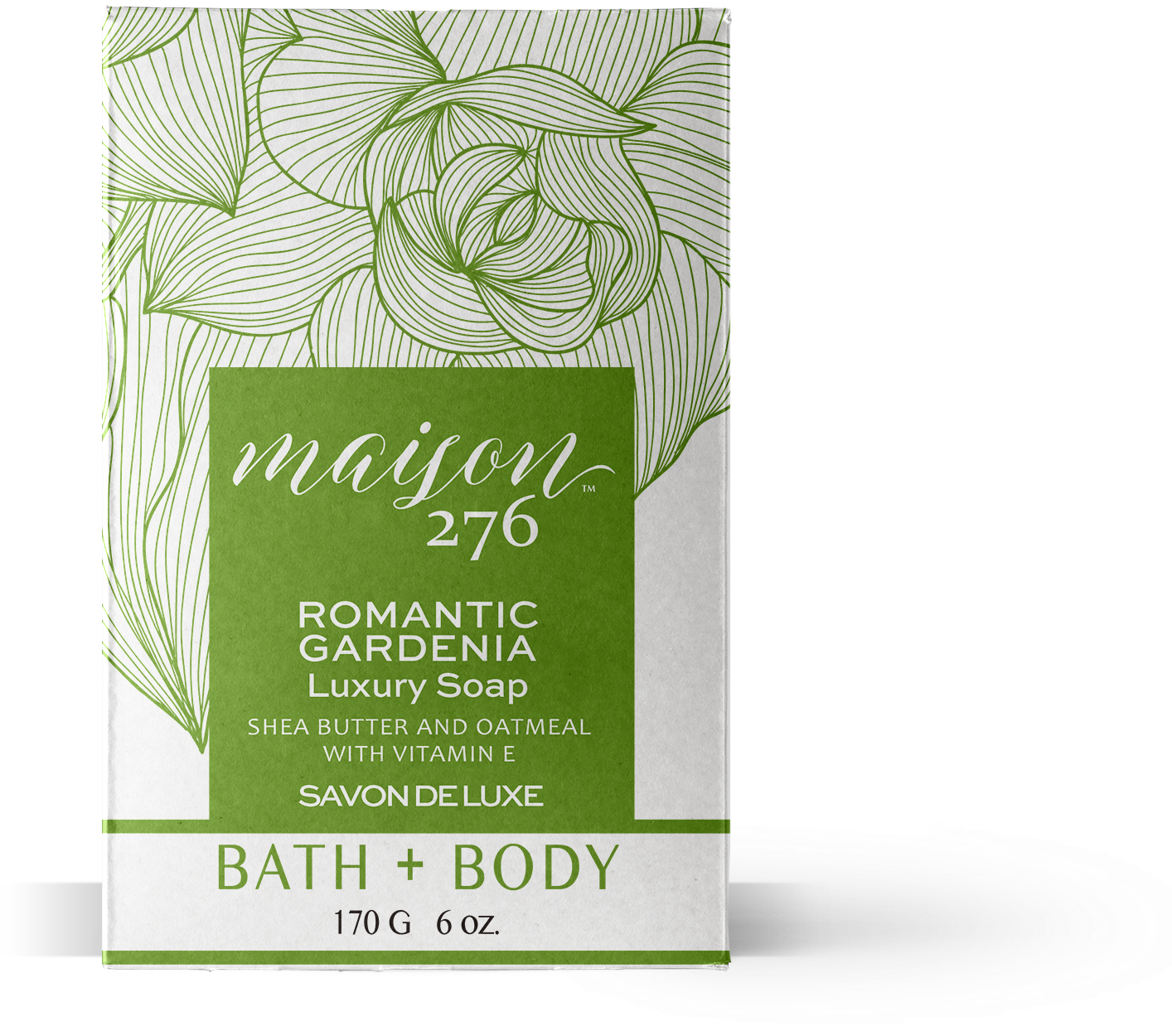 Romantic Gardenia Luxury Soap - Soap (1587x1421), Png Download