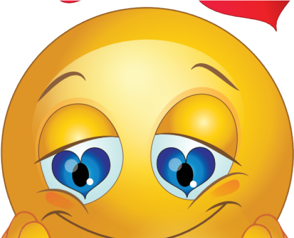 Emoji Face Clipart Eye Vector - Smiley Face Love Png (640x480), Png Download