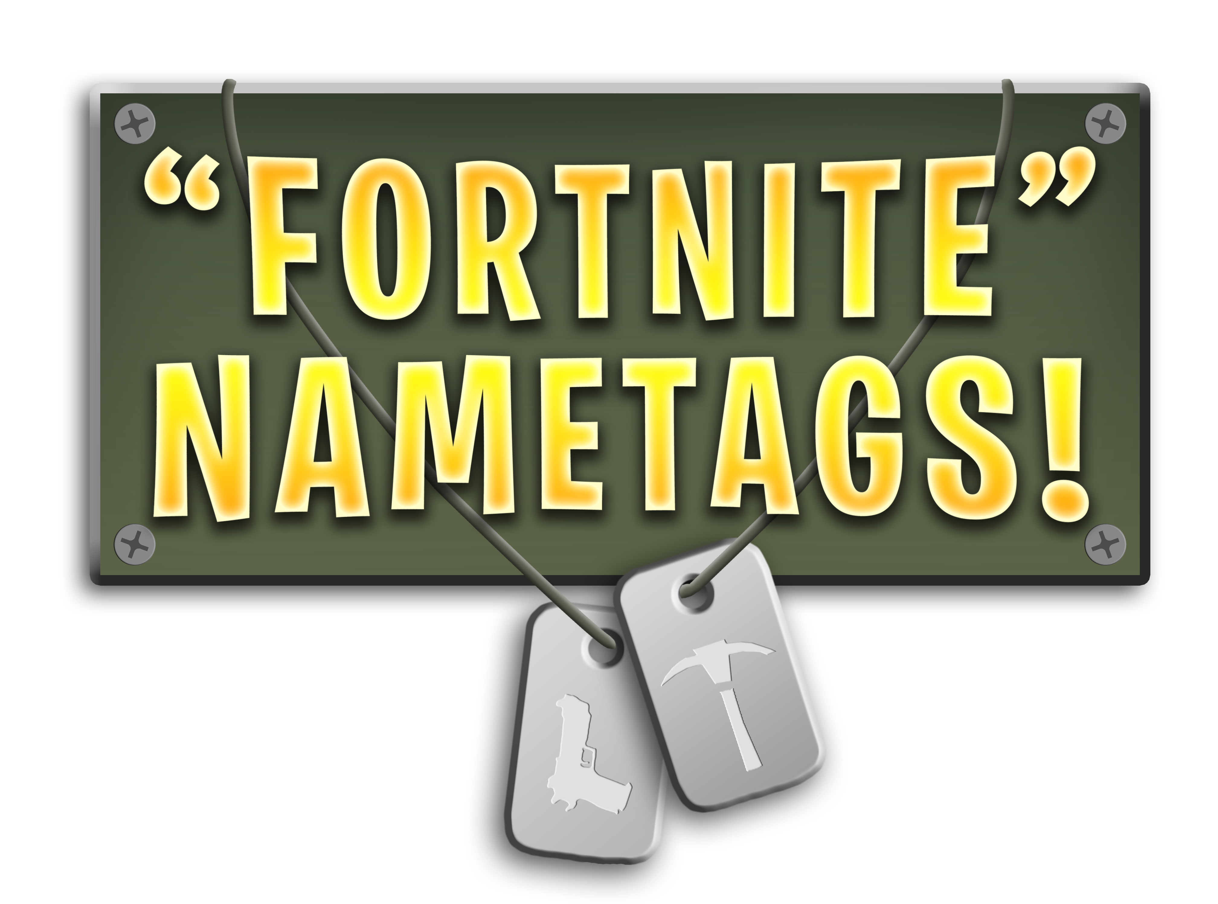 "fortnite" Nametags - Parallel (4032x4032), Png Download
