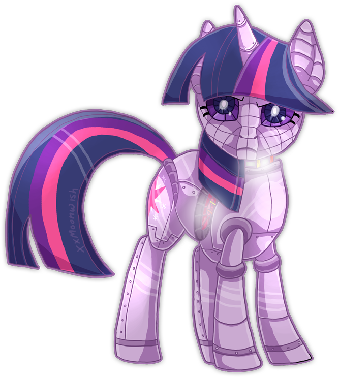 1421280647897 - Twilight Sparkle Robot (700x761), Png Download