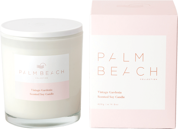 Vintage Gardenia Standard Candle - Cosmetics (800x1200), Png Download