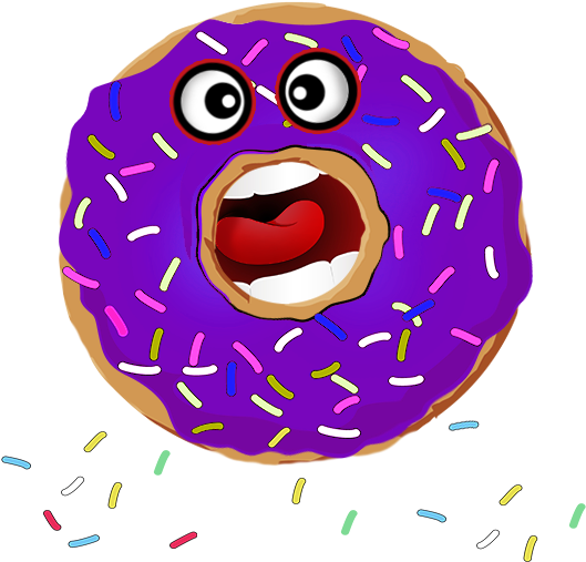 Donut Ohh (618x618), Png Download