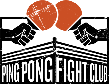Ping Pong Fight Club T Shirt (1151x588), Png Download