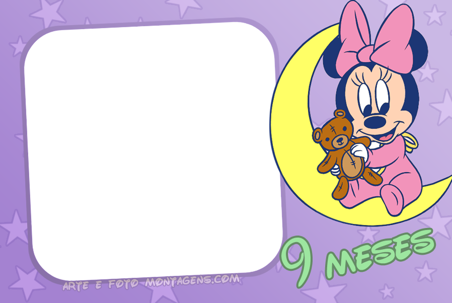 Minnie-09meses - Minnie Baby (898x602), Png Download