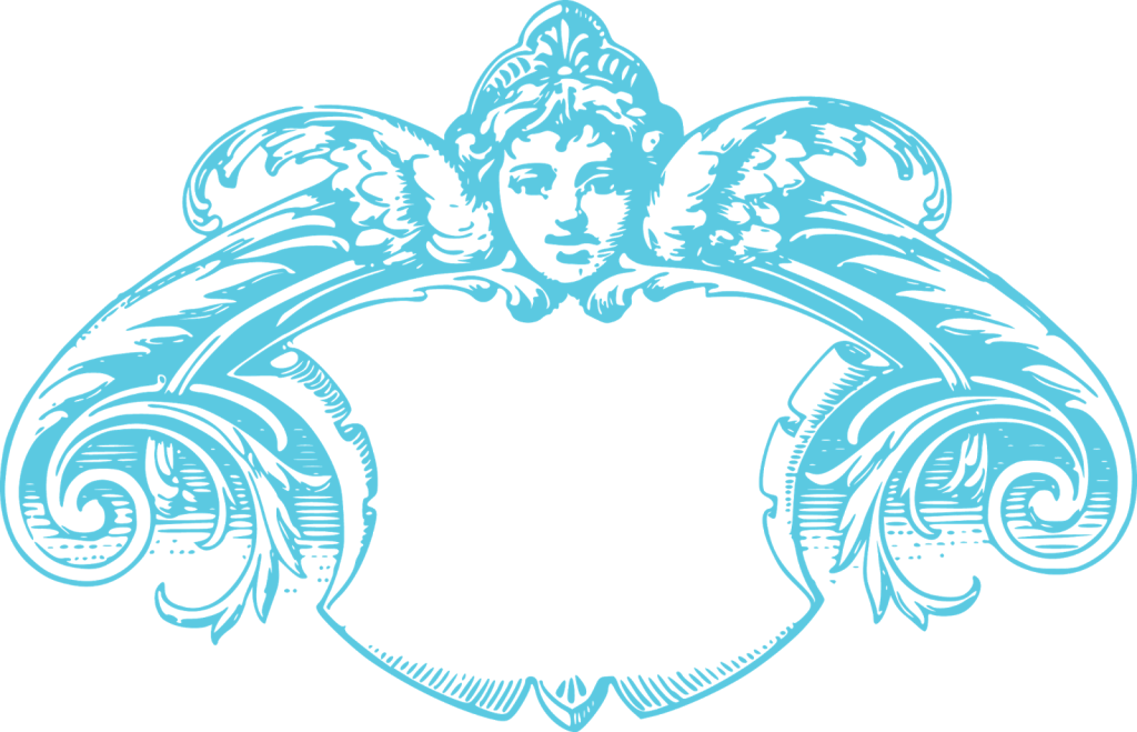 Vintage Borders, Borders, Frames, Ornaments, Free, - Vintage Border Blue Png (1024x659), Png Download
