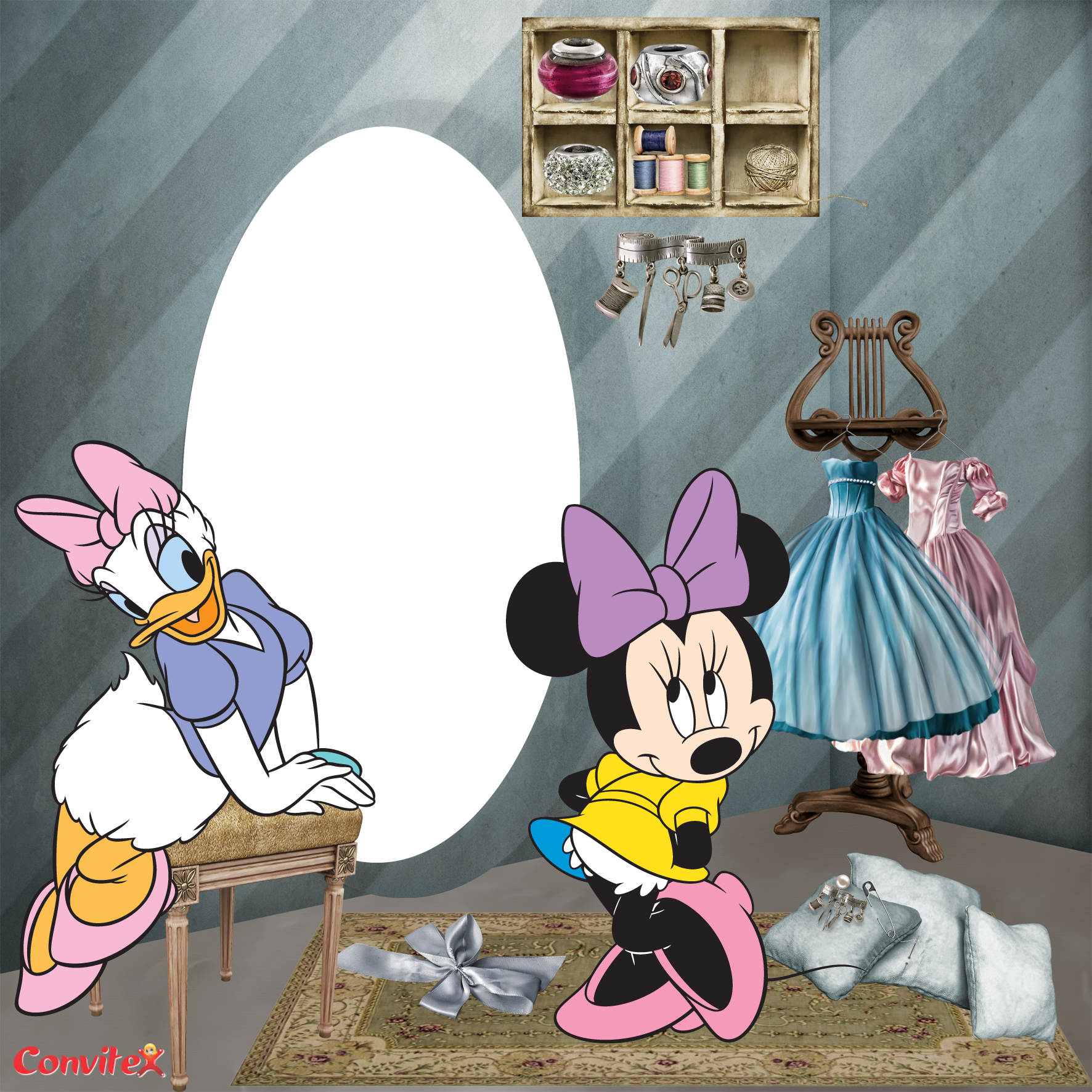 Anúncios - Minnie Mouse (1772x1772), Png Download