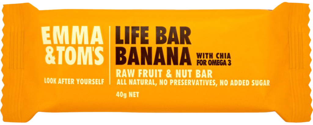 Emma & Tom's Life Bar Banana - Printing (1024x410), Png Download
