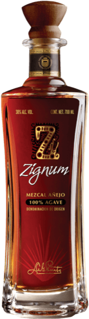Zignum Anejo Mezcal - Zignum Añejo En Alta (776x1176), Png Download