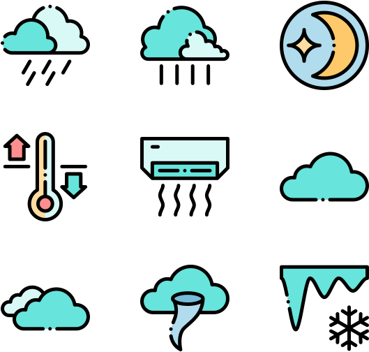 View Individual Icons Of Temperature Thermometer (600x564), Png Download