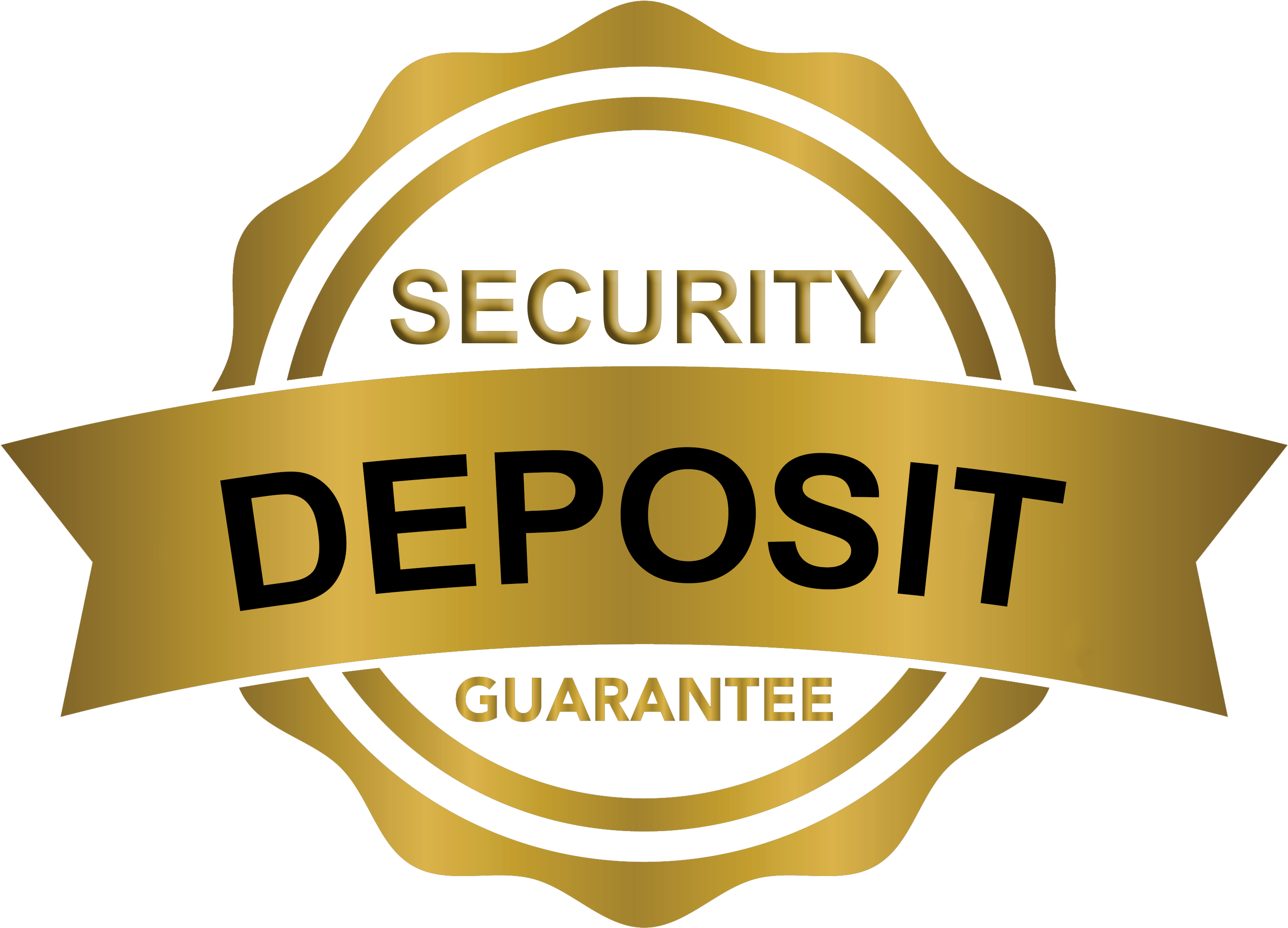 Download Security Deposit Badge Label Full Size PNG Image PNGkit