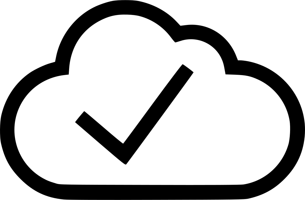 Cloud Good Check Mark Comments (980x642), Png Download