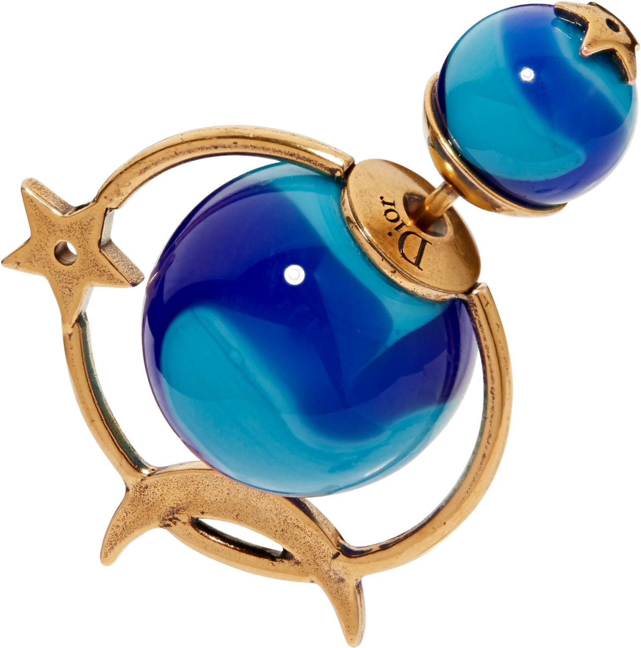 Dior Tribales Astre Lunaire Bleue Azur - Orecchini Dior (1620x1620), Png Download
